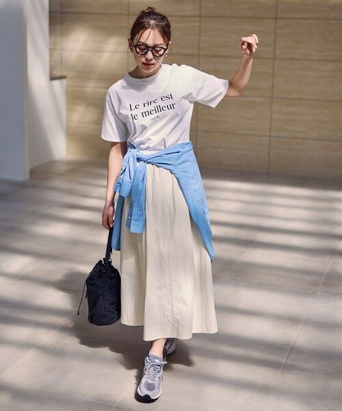 ANY / エニィ カットソー | アソートロゴラウンドヘムTシャツ | 詳細1