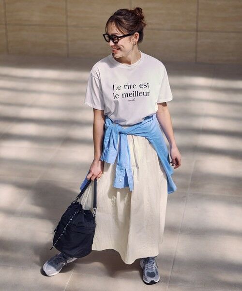 ANY / エニィ カットソー | アソートロゴラウンドヘムTシャツ | 詳細2