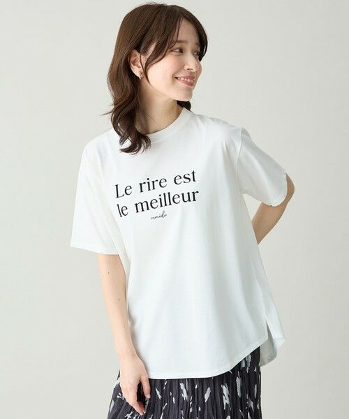 ANY / エニィ カットソー | アソートロゴラウンドヘムTシャツ | 詳細3