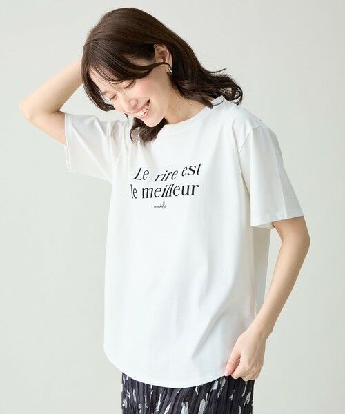 ANY / エニィ カットソー | アソートロゴラウンドヘムTシャツ | 詳細4