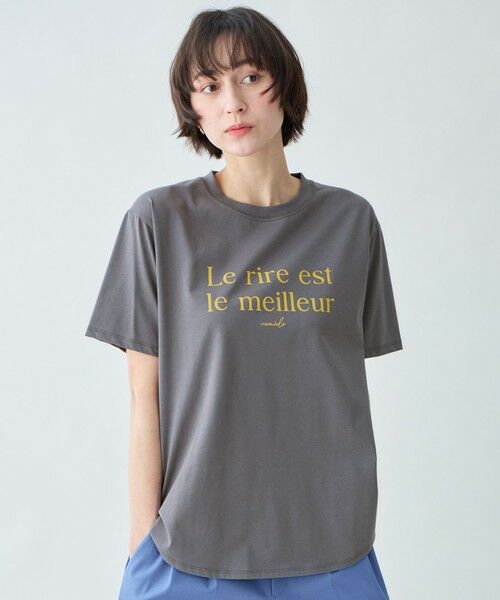 ANY / エニィ カットソー | アソートロゴラウンドヘムTシャツ | 詳細8