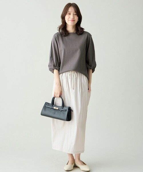 ANY / エニィ カットソー | 【WEB限定】シルケットスムースツイストスリーブカットソー | 詳細21