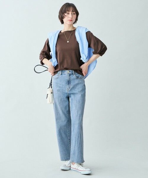 ANY / エニィ カットソー | 【WEB限定】シルケットスムースツイストスリーブカットソー | 詳細25
