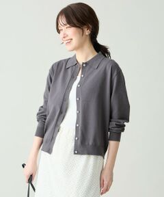 ANY / エニィ カーディガン・ボレロ | コットンブレンドポロカーデ