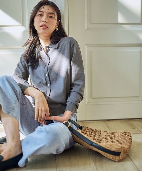 ANY / エニィ カーディガン・ボレロ | コットンブレンドポロカーデ | 詳細7