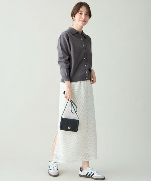 ANY / エニィ カーディガン・ボレロ | コットンブレンドポロカーデ | 詳細11