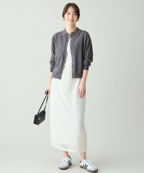 ANY / エニィ カーディガン・ボレロ | コットンブレンドポロカーデ | 詳細12