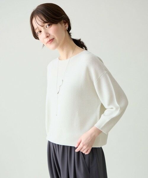 ANY / エニィ ニット・セーター | アクリルガーターニット（シルバー（一部店舗限定色））