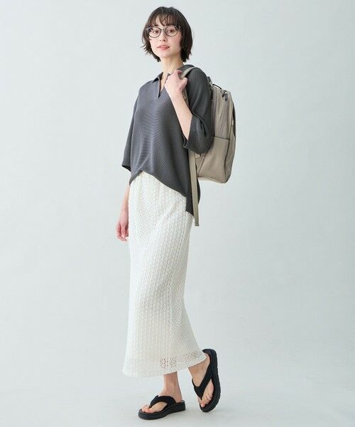 ANY / エニィ ニット・セーター | アクリルガーターポロ衿ニット | 詳細8