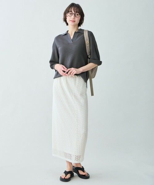 ANY / エニィ ニット・セーター | アクリルガーターポロ衿ニット | 詳細9