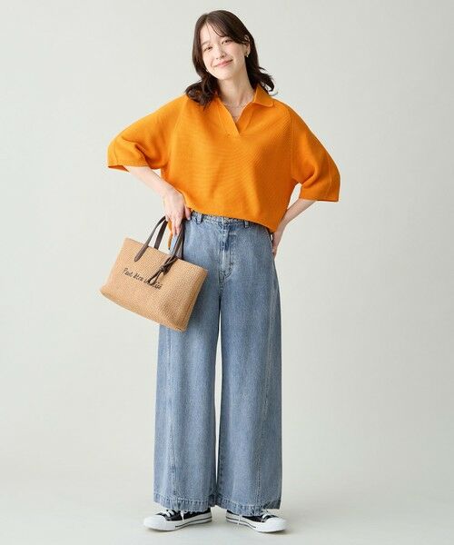 ANY / エニィ ニット・セーター | アクリルガーターポロ衿ニット | 詳細14