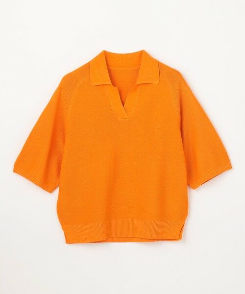 ANY / エニィ ニット・セーター | アクリルガーターポロ衿ニット | 詳細15