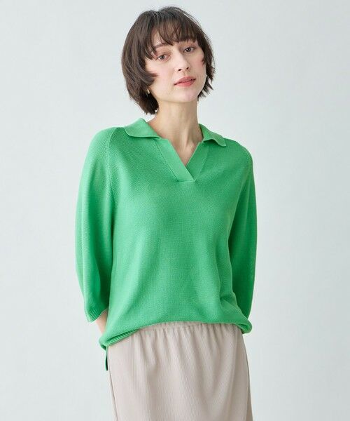 ANY / エニィ ニット・セーター | アクリルガーターポロ衿ニット | 詳細27