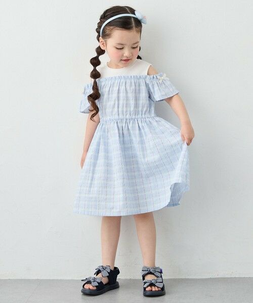 ANY / エニィ ロング・マキシ丈ワンピース | 【洗濯機可能】オンオフショルダーワンピース | 詳細1