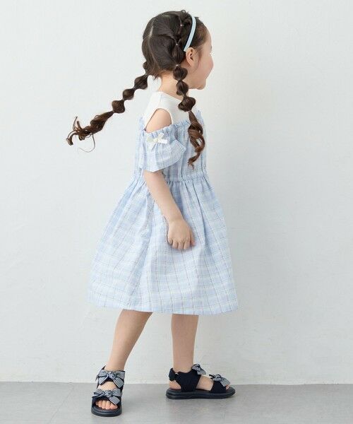 ANY / エニィ ロング・マキシ丈ワンピース | 【洗濯機可能】オンオフショルダーワンピース | 詳細3