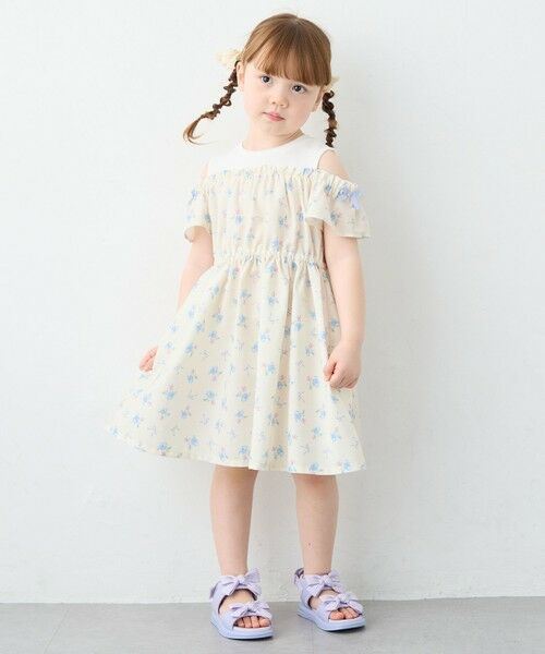 ANY / エニィ ロング・マキシ丈ワンピース | 【洗濯機可能】オンオフショルダーワンピース | 詳細13