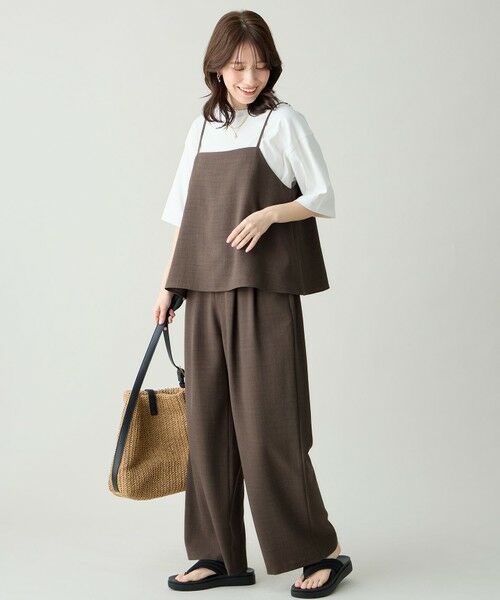 ANY / エニィ セットアップ | 【2SET】2WAYビスチェ×ワイドパンツセットアップ | 詳細4