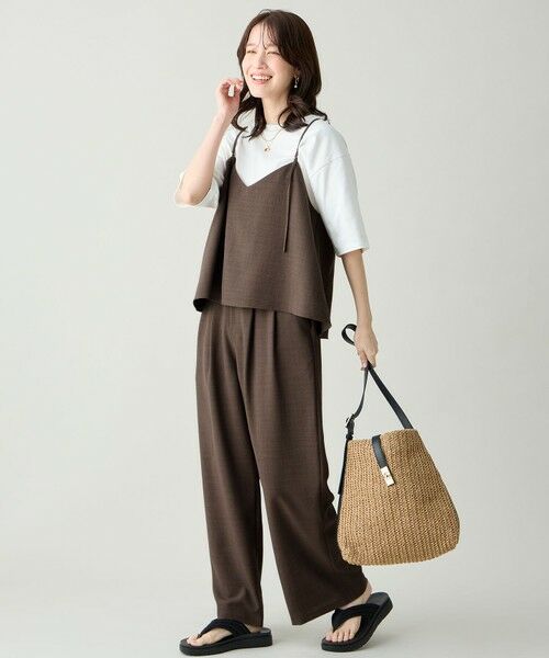 ANY / エニィ セットアップ | 【2SET】2WAYビスチェ×ワイドパンツセットアップ | 詳細6