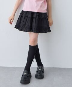 ANY / エニィ ミニ・ひざ丈スカート | 【洗濯機可能】カラミドビー ティアードスカパン