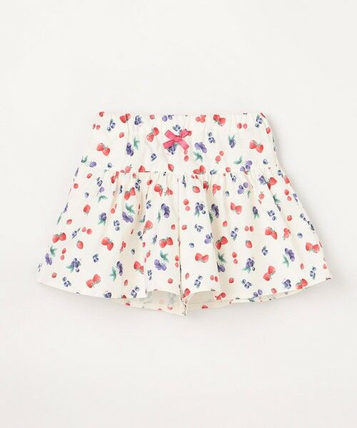 ANY / エニィ ショート・ハーフ・半端丈パンツ | 【洗濯機可能】総柄フルーツ キュロット | 詳細7