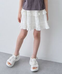 ANY / エニィ ミニ・ひざ丈スカート | 【洗濯機可能】カラミドビー ティアードスカパン