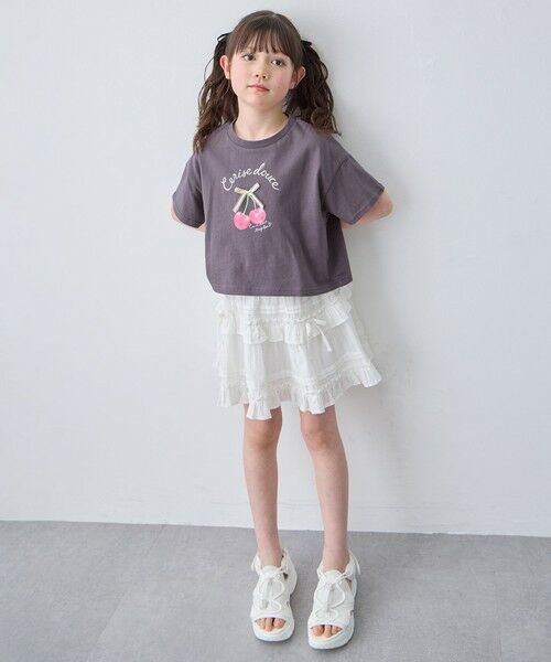 ANY / エニィ ミニ・ひざ丈スカート | 【洗濯機可能】カラミドビー ティアードスカパン | 詳細1