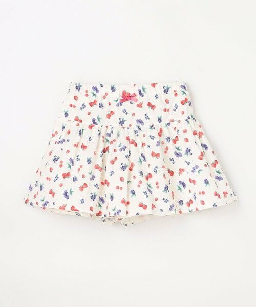 ANY / エニィ ショート・ハーフ・半端丈パンツ | 【洗濯機可能】総柄フルーツ キュロット | 詳細7