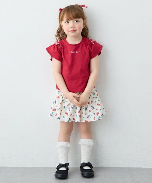 ANY / エニィ ショート・ハーフ・半端丈パンツ | 【洗濯機可能】総柄フルーツ キュロット | 詳細2