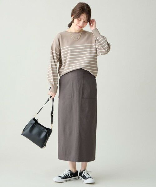 ANY / エニィ ミニ・ひざ丈スカート | ベイカーチノスカート | 詳細4
