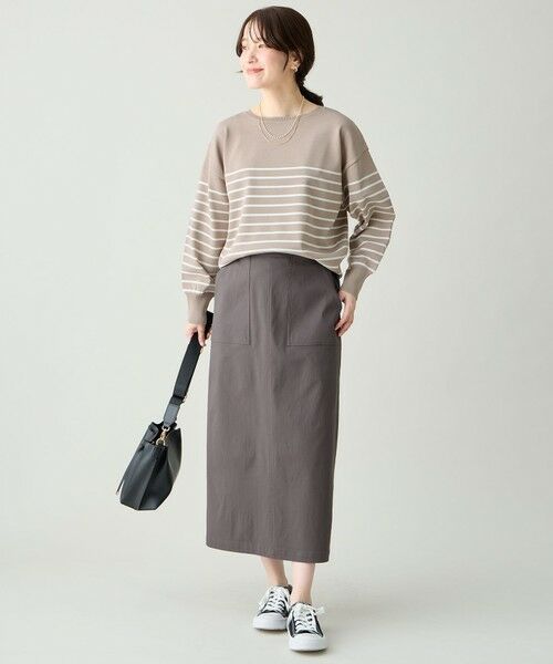 ANY / エニィ ミニ・ひざ丈スカート | ベイカーチノスカート | 詳細5