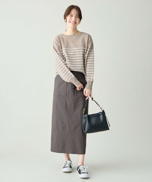 ANY / エニィ ミニ・ひざ丈スカート | ベイカーチノスカート | 詳細6