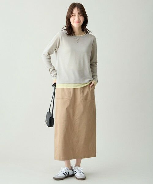 ANY / エニィ ミニ・ひざ丈スカート | ベイカーチノスカート | 詳細13