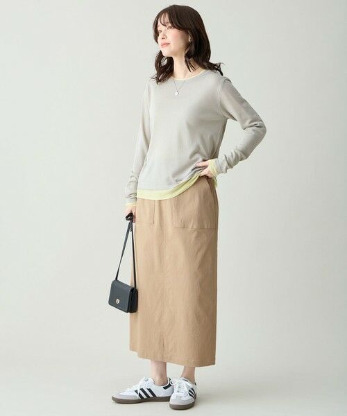 ANY / エニィ ミニ・ひざ丈スカート | ベイカーチノスカート | 詳細14