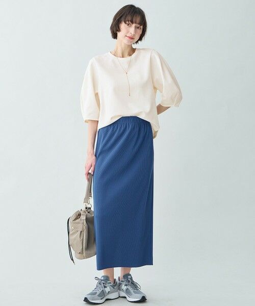 ANY / エニィ ミニ・ひざ丈スカート | テレコナロースカート | 詳細8