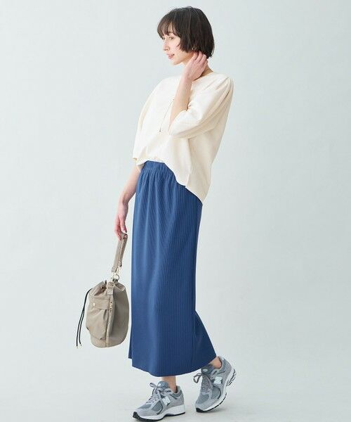 ANY / エニィ ミニ・ひざ丈スカート | テレコナロースカート | 詳細10