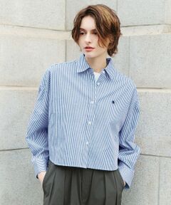 ANY / エニィ シャツ・ブラウス | 【POLO BCS別注】プレッピークロップドシャツ