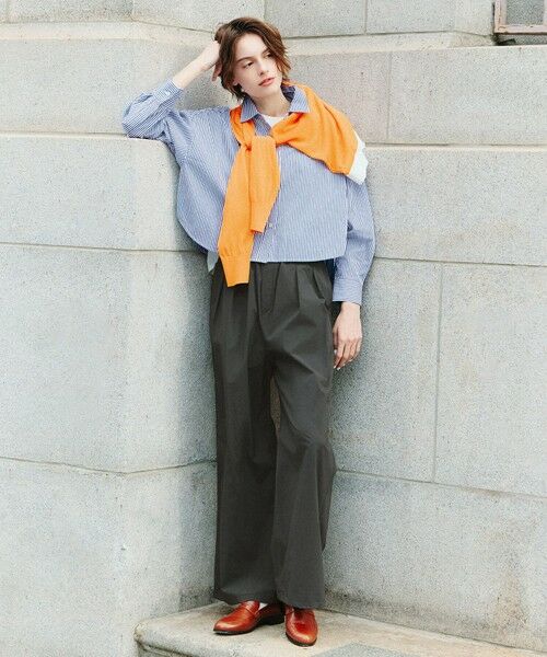 ANY / エニィ シャツ・ブラウス | 【POLO BCS別注】プレッピークロップドシャツ | 詳細1