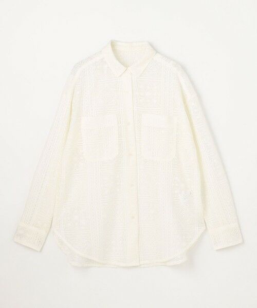 ANY / エニィ シャツ・ブラウス | レースオーバーシャツ | 詳細7