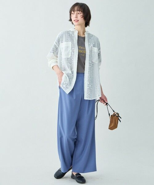 ANY / エニィ シャツ・ブラウス | レースオーバーシャツ | 詳細4