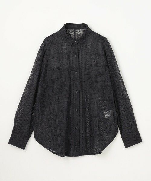 ANY / エニィ シャツ・ブラウス | レースオーバーシャツ | 詳細12