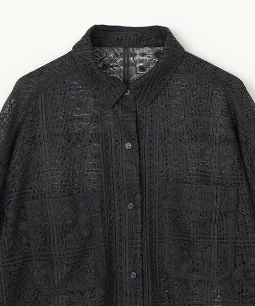 ANY / エニィ シャツ・ブラウス | レースオーバーシャツ | 詳細14