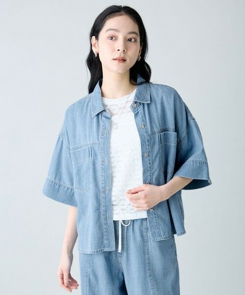 ANY / エニィ シャツ・ブラウス | ライトオンスデニムシャツ | 詳細13