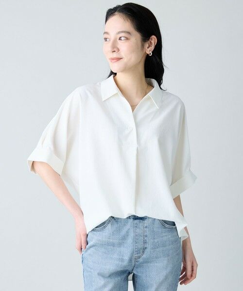 ANY / エニィ シャツ・ブラウス | 楽映えブラウス（エクリュ）