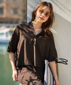 ANY / エニィ シャツ・ブラウス | 楽映えスキッパーブラウス