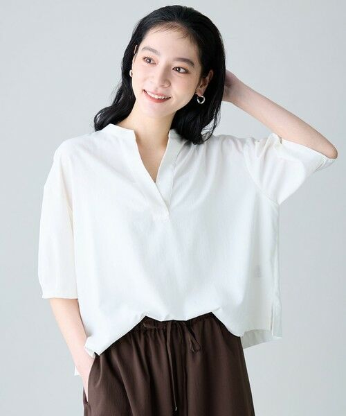 ANY / エニィ シャツ・ブラウス | 楽映えスキッパーブラウス | 詳細1