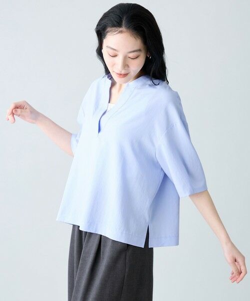 ANY / エニィ シャツ・ブラウス | 楽映えスキッパーブラウス | 詳細12