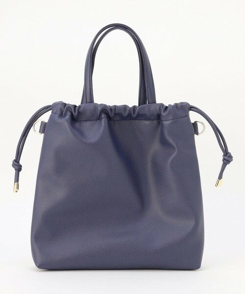 ANY / エニィ ショルダーバッグ | 巾着バッグ（ネイビー）