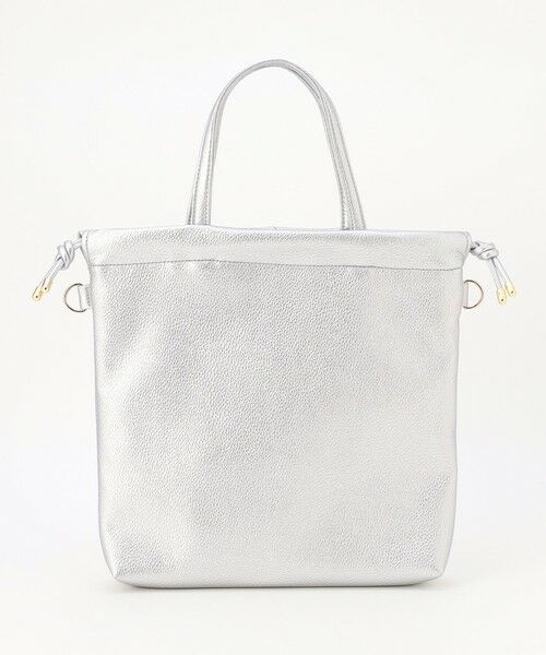 ANY / エニィ ショルダーバッグ | 巾着バッグ（シルバー）