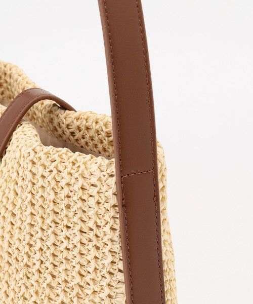 ANY / エニィ ショルダーバッグ | フェイクラフィアワンショルダーバッグ | 詳細4