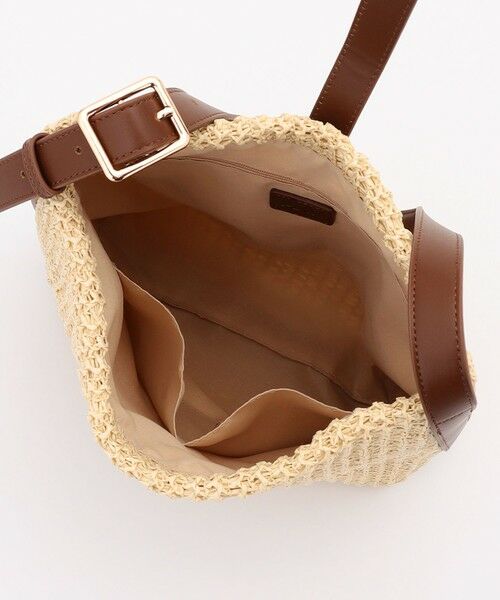 ANY / エニィ ショルダーバッグ | フェイクラフィアワンショルダーバッグ | 詳細7